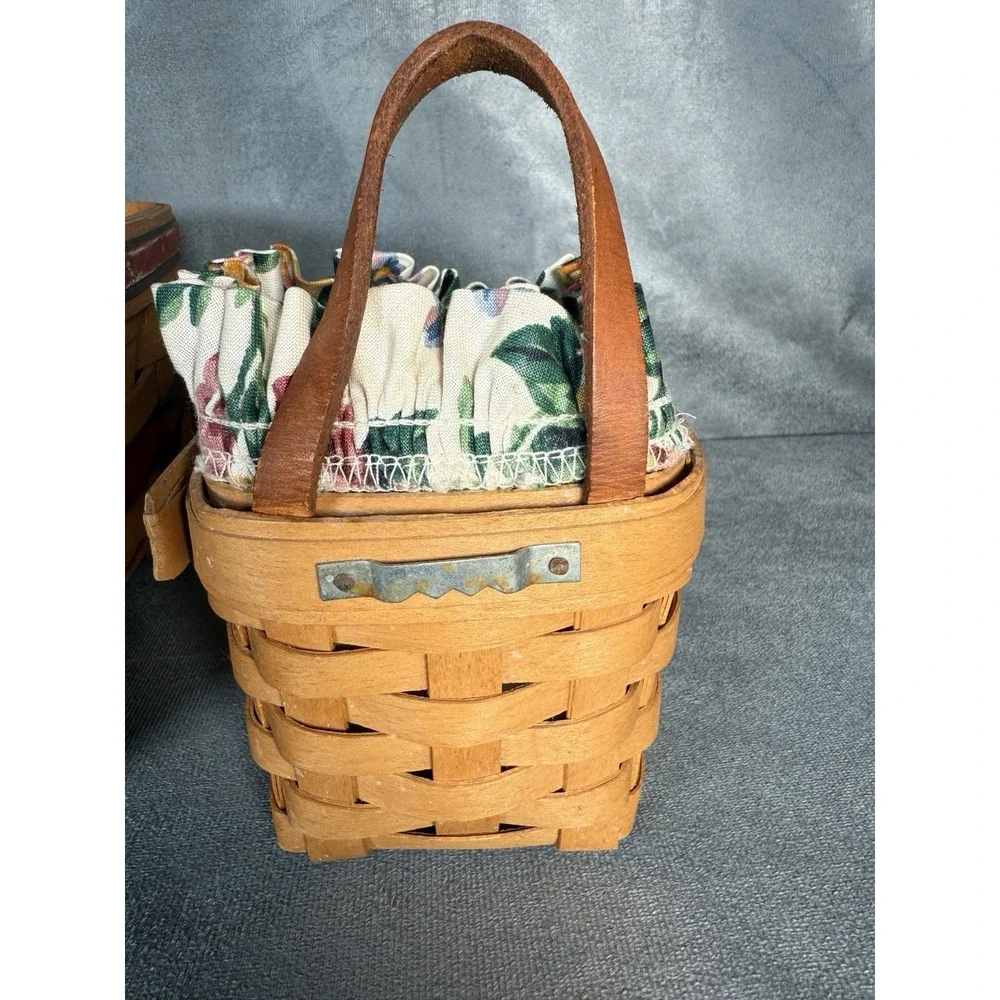 Longaberger Signed Dated  1994-96 -98 Chive Americana Basket Lot‎ of 3